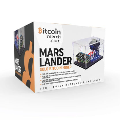 Bitcoin Merch - Mars Lander V2 Solo Bitcoin Miner with Compac A1- Up to 350GH/s
