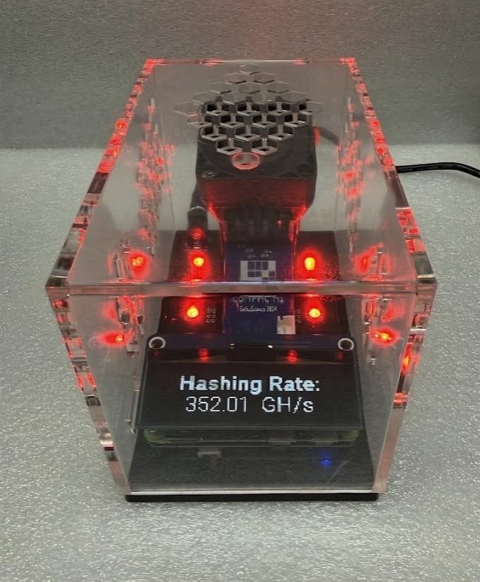 Bitcoin Merch - Mars Lander V2 Solo Bitcoin Miner with Compac A1- Up to 350GH/s